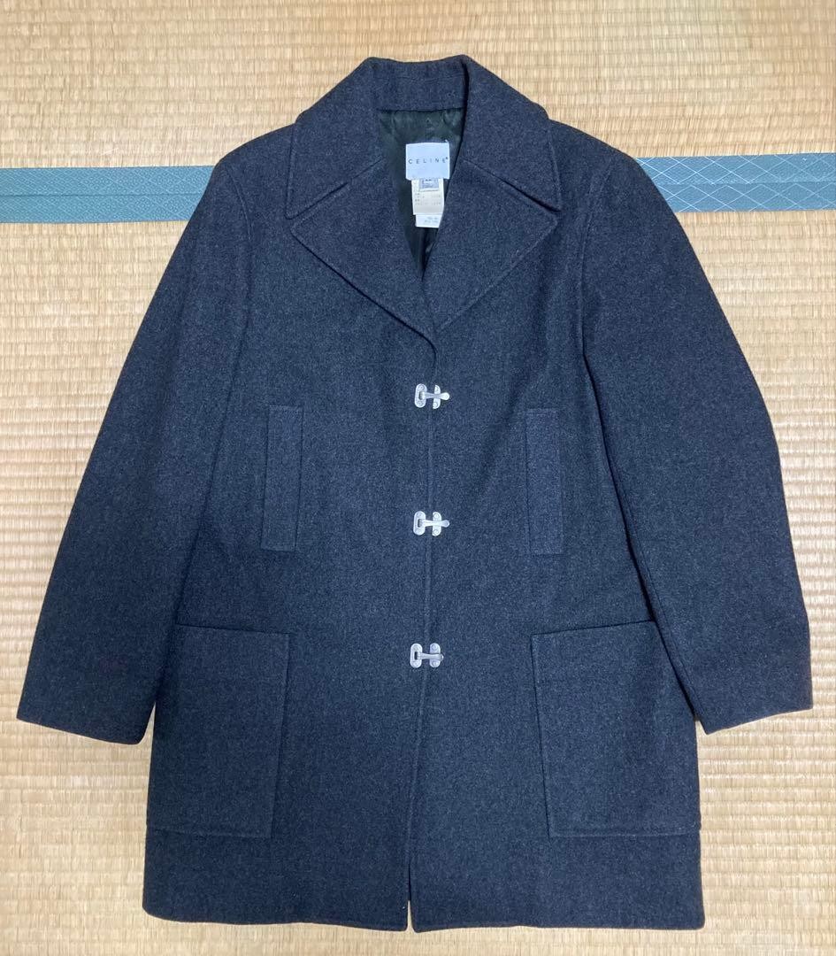 CELINE Celine Wool Chester Coat Clip Hook Michael Kors Period