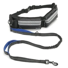 Dog Running Leads Reflective Safety Belly Straps Pet Dog Fanny Bag Jogging Leash