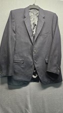 Mens navy blue blazer 42r Made In USA