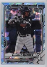 2021 Bowman Sapphire Chrome Prospects Aqua Refractor 79/99 Yolbert Sanchez 03xg