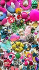 Vtg -Mod Costume Jewelry CRAFT LOT MIX Rhinestone Cabs Charms Design Jewel Tree  — photo 2