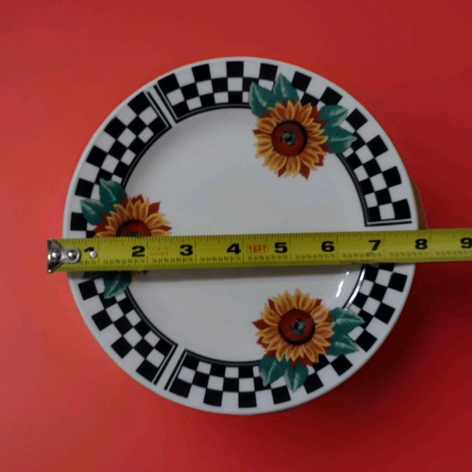 Sunny Collection By B & D Tabletops Unlimited 8" Ceramic Plates - Image 2 of 4