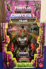 MOTU X TMNT Turtles Of Grayskull KRANG Alien Brain In Megator Android Mattel
