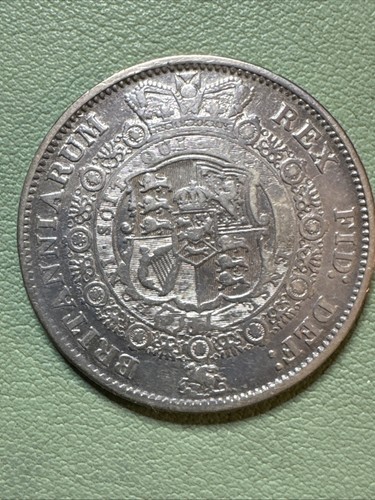 1817 Great Britain 1/2 Crown Silver .925 VF King George III - Picture 6 of 8