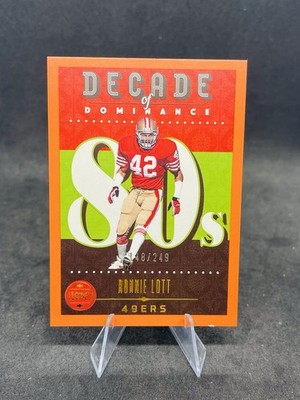 2023 Panini Legacy RONNIE LOTT Decade of Dominance #DOD-18 49ers /249