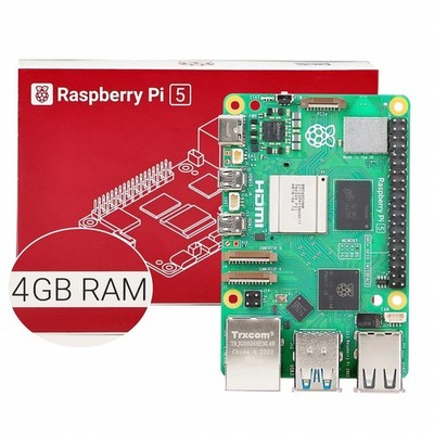 Raspberry Pi 5 4GB (2.4GHz Quad-Core ARM Cortex-A76) Single Board [Brand New]