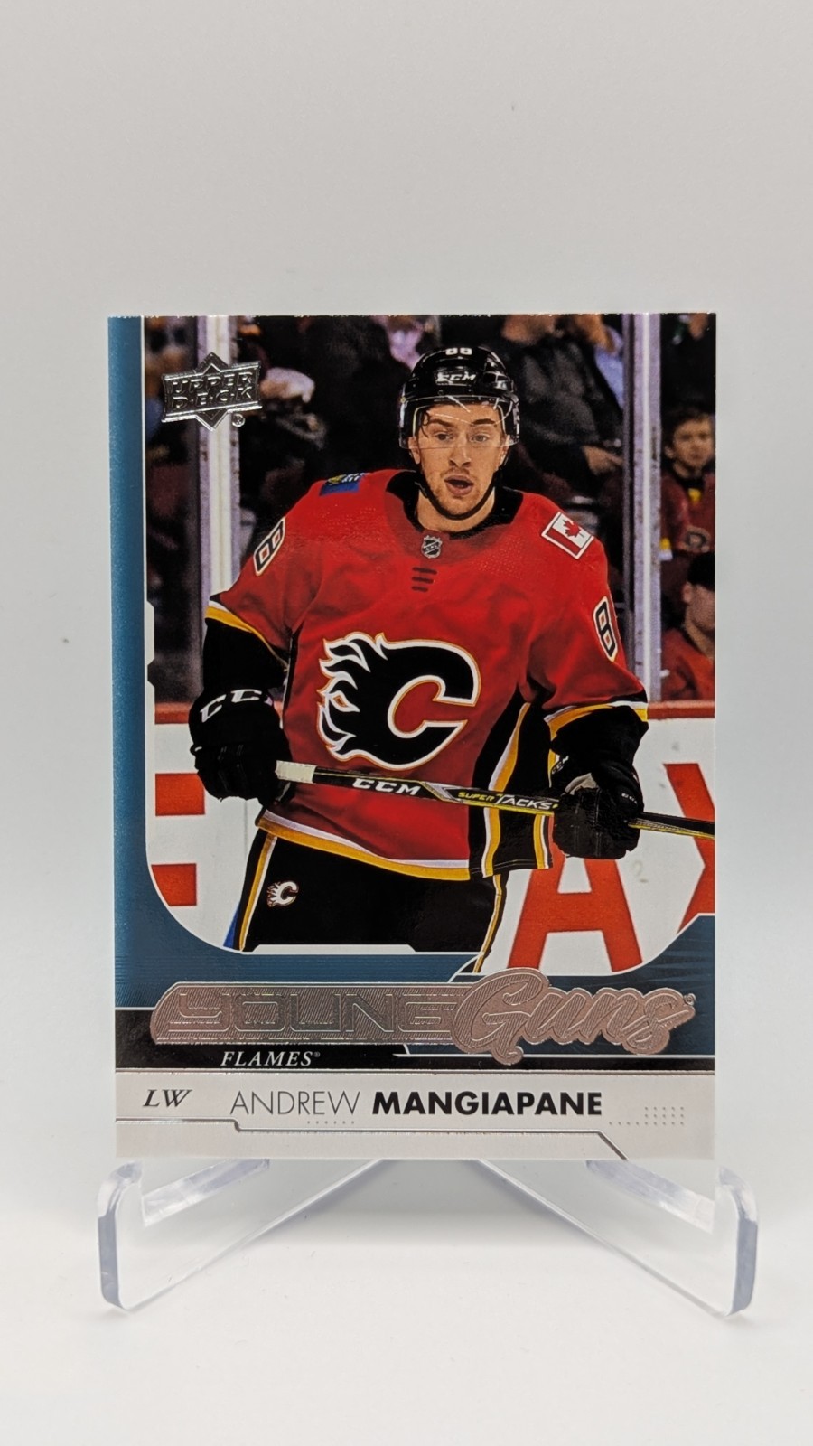 Andrew Mangiapane 2017-18 Upper Deck Young Guns #497 Rookie Oilers