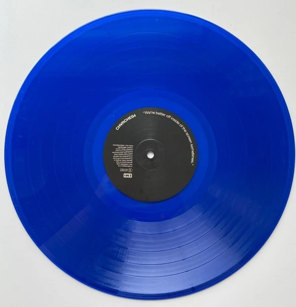Chvrches – Screen Violence LP - Blue transparent Vinyl - Mint unopened - Image 3 of 4