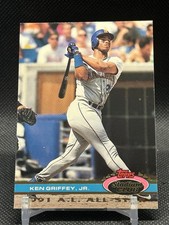 topps 1991 stadium club skydome ken griffey jr #70 all star baseball card