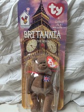 Vintage TY Britannia The Bear Beanie Baby 1997 Retired