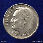 1957-D Roosevelt Dime (Brilliant & Uncirculated)