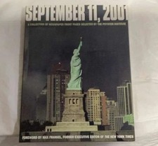 September 11, 2001 Newspaper Front Pages Poynter Institute Book 9/11