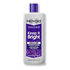 PROVOKE Touch Of Silver Colour Care Conditioner Purple 400ml Damaged Hair 16.73 per litre