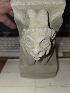 Notre Dame Style Gargoyle Wall Bracket with candlestick hole