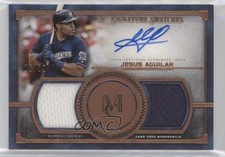 2019 Topps Museum Collection Copper 6/50 Jesus Aguilar #SSDA-JA Auto 0c6