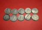 Lot of 10 Canada 10c Junk Silver .800 Dimes 1941-66 See Pics