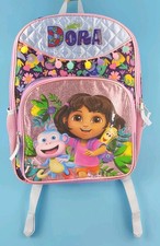 Bioworld Dora the Explorer Girl's Multicolor Backpack With Tech Sleeve 3