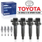 4x Ignition Coil Set OEM #90919-02262 For Toyota Corolla 00-08 Celica 00-05 1.8L