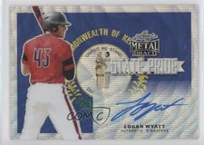 2019 Leaf Metal Draft State Pride Wave 13/30 Logan Wyatt #SP-LW1 Auto 0b0