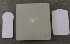 Stampin  Up Big Shot Sizzix Bigz Two Tags Dies