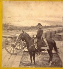 1864 CIVIL WAR UNION GENERAL WILLIAM TECUMSEH SHERMAN STEREOVIEW PHOTO By BRADY