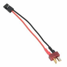 Deans Nylon T Plug Male to JR Futaba Male Adapter 20awg 10cm Wire for RC Model