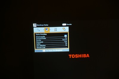 Toshiba TDP-T100 Data  Projector Beamer 667 Std. +  FB Pro-2861