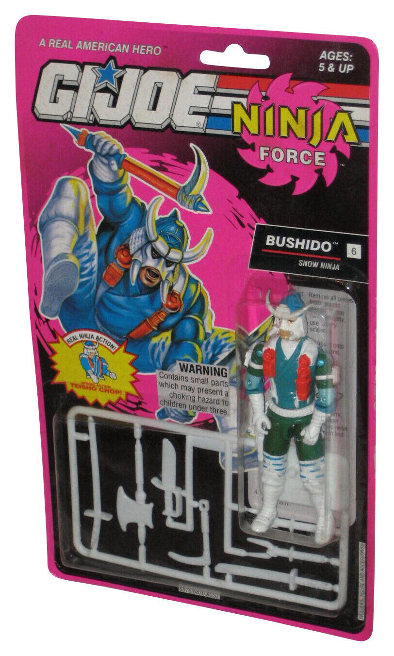 GI Joe Ninja Force Bushido Snow Ninja (1992) Hasbro 3.75 Inch Action Figure