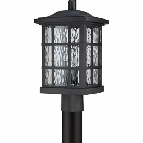 Quoizel SNN9009K 1-Light Stonington Outdoor Lantern in Mystic Black - Picture 4 of 9