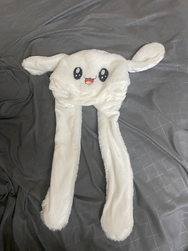 CUTE BUNNY Flapping Bunny Ears Plush Hat Ears Up Down