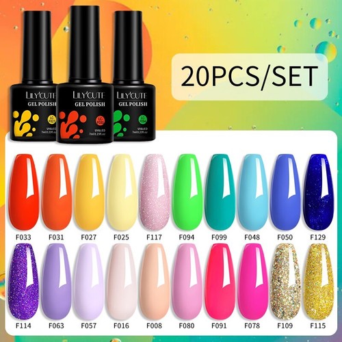 20/24PCS Smalto Gel Termico Set 3 Strati Temperatura Smalto Cambia Colore - Foto 82 di 90