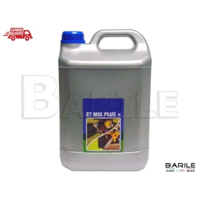 BARILEAGRIBIKE Olio Miscela - Mix Motore 2 Tempi Minerale Tanica 5 LITRI