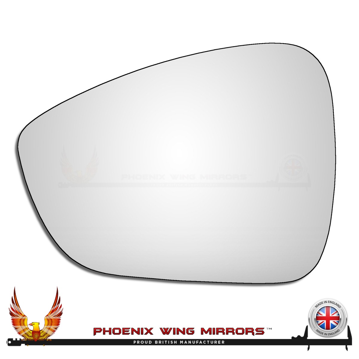 Left Hand Passenger Side Citroen C3 Aircross 2017-2024 Convex Wing
