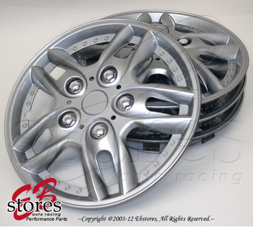 4pcs Set of 14 inch Wheel Rim Skin Cover Hubcap Hub caps (14" Inches Style#515) - Picture 2 of 4
