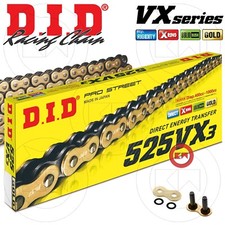 DID 525VX3 G&B Transmission Chain 124 Links Triumph Tiger 800 XC ABS Year 2012