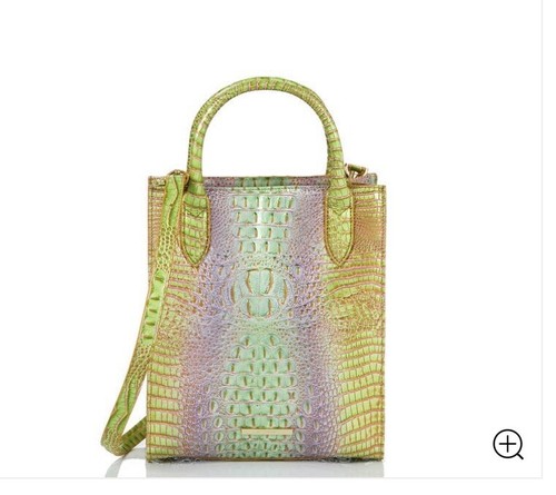 BRAHMIN Ombre Mini Melbourne Collection Moira Verbena Tote Bag - Picture 6 of 6