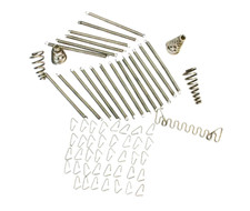 LAMBRETTA LI SX TV DUAL SEAT SPRING SET (Giuliari & Noemi Rossa) ITALIAN