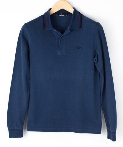 FRED PERRY Men Polo Neck Jumper Sweater 