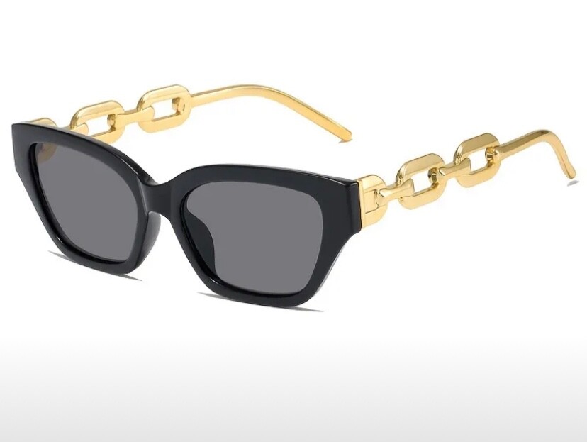 Black Cat Eye Designer Sunglasses- Cat Eye Sunglasses-UV400 Women Sunglasses-image