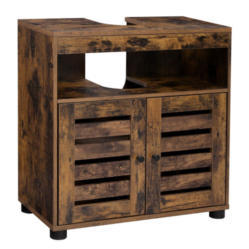 Waschbeckenunterschrank Badschrank Badezimmermöbel Waschtisch 2 Türen BBK04BX - Bild 3 von 11
