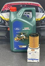 GENUINE FORD 1.5L TDCi Oil Filter & Oil 5L 0W30 Fiesta Focus B C Max Ka Mondeo