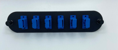 CCH-CP06-3C Compatible Fiber Adapter Panel SC 6 Port  SM UPC Adapter Plate