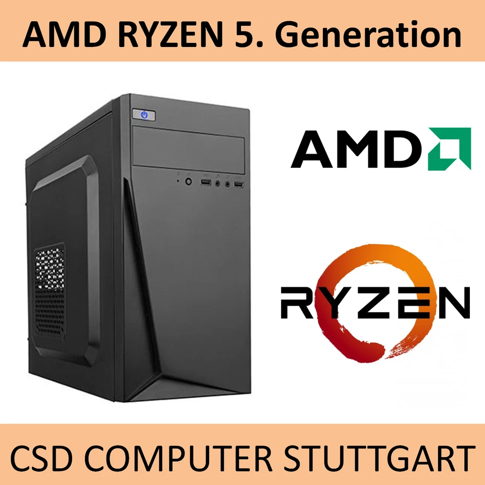 ASROCK AUFRÜST-PC: AMD RYZEN 5 5600G 6x4,4GHz SECHSKERN 5. GENERATION RADEON 16GB