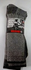 Wolverine Hunter Wool Over-the-Calf Boot Sock, Large, 2 pairs