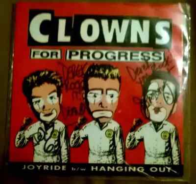 Clowns For Progress Joyride Vinyl Single 7inch NEAR MINT Last beat records