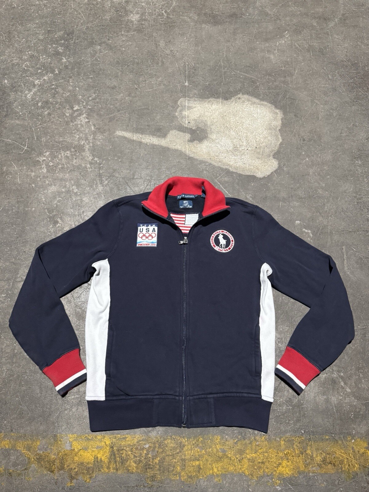 Polo Ralph Lauren Giacca Donna Large 2010 Olimpiadi Vancouver Team USA Big Pony