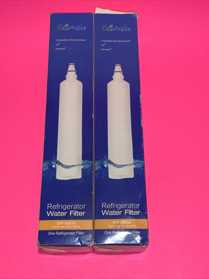 EcoAqua EFF-6003A,EFF-6004A Compatible Water Filter (2) LG KENMORE compat - Image 2 of 4