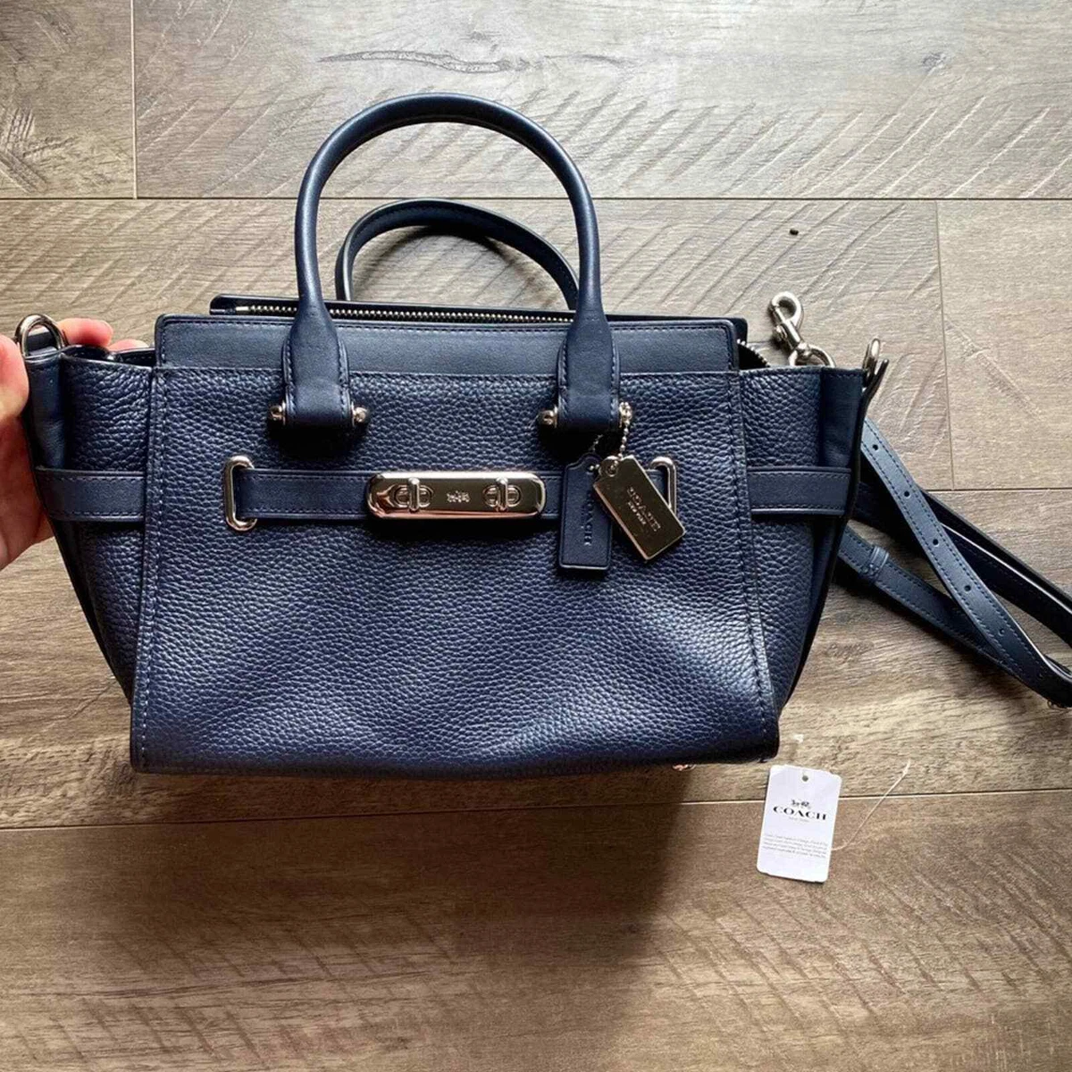 Coach swagger 27 best sale navy