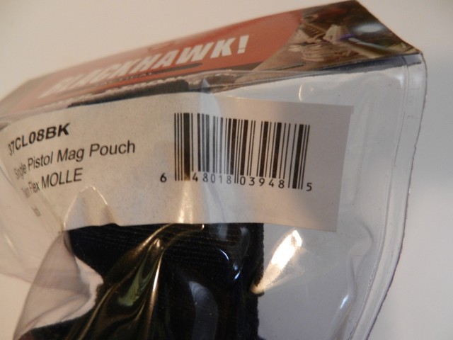 Poche à Chargeur Blackhawk ! – Simple, Tactique, Fixe Molle, Noir, Modèle 37CL08BK (neuf)