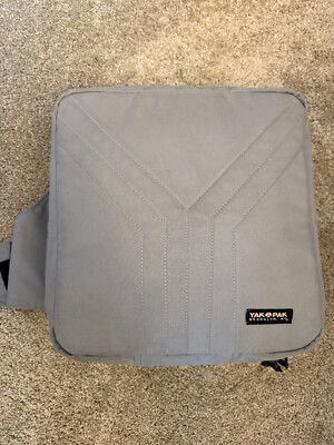 YAK PAK Vexed Generation Crossbody Record Bag vintage 1990s NYC Y2K Gray